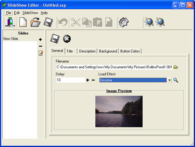 StarSoft SlideShow Screenshot